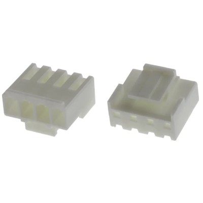JST 3.96 mm Pitch Female Connector Housing, 4 Way 1 Row Straight Polyamide VHR-4N