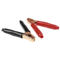 Mueller Electric Black and Red Crocodile Clip Copper Plated Steel Contact 200A Insulated 010031