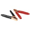 Mueller Electric Black and Red Crocodile Clip Copper Plated Steel Contact 200A Insulated 010031