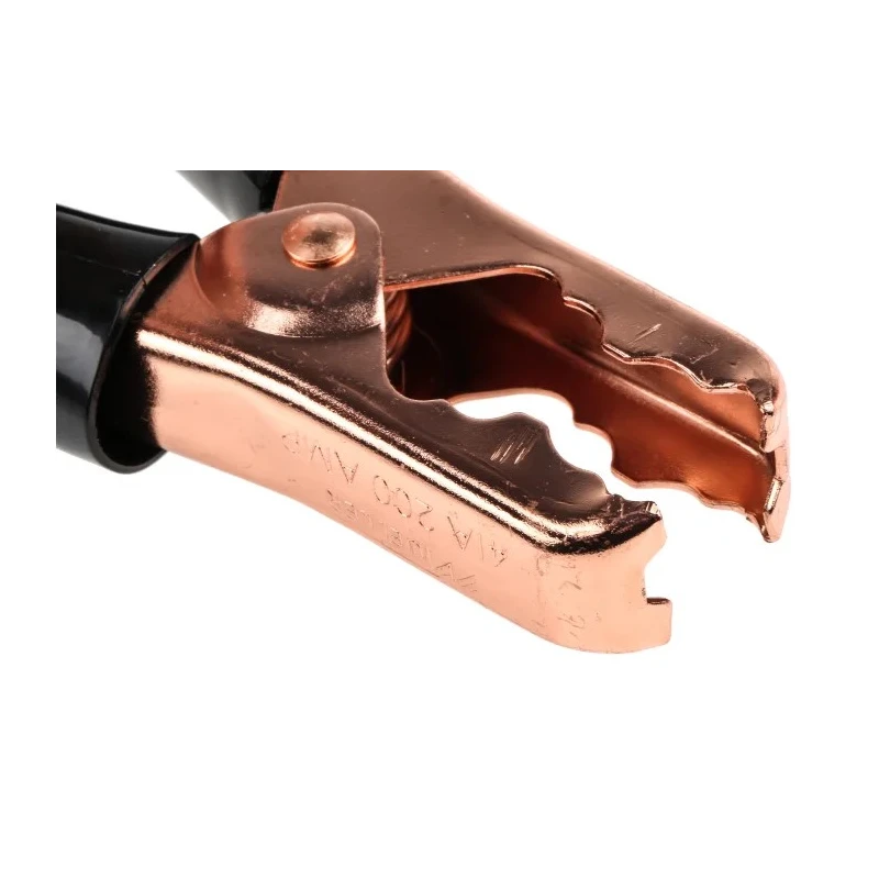 Mueller Electric Black and Red Crocodile Clip Copper Plated Steel Contact 200A Insulated 010031