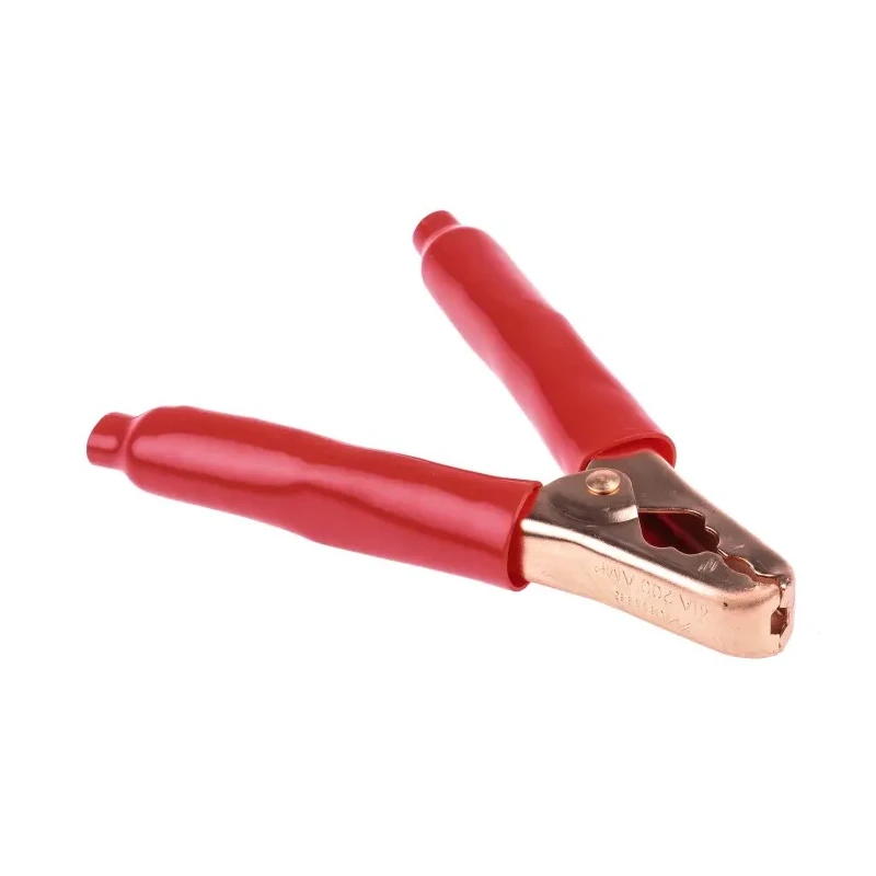 Mueller Electric Black and Red Crocodile Clip Copper Plated Steel Contact 200A Insulated 010031