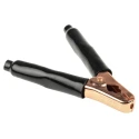 Mueller Electric Black and Red Crocodile Clip Copper Plated Steel Contact 200A Insulated 010031