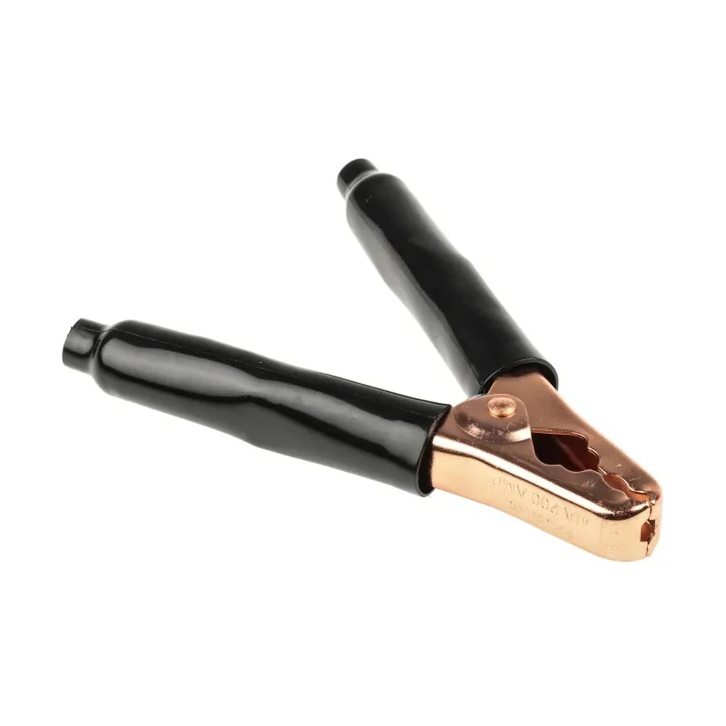 Mueller Electric Black and Red Crocodile Clip Copper Plated Steel Contact 200A Insulated 010031