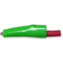 Mueller Electric Insulated Green Crocodile Clip Copper Contact 10A BU-63C-5