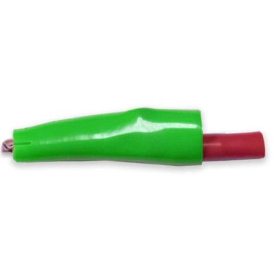Mueller Electric Insulated Green Crocodile Clip Copper Contact 10A BU-63C-5