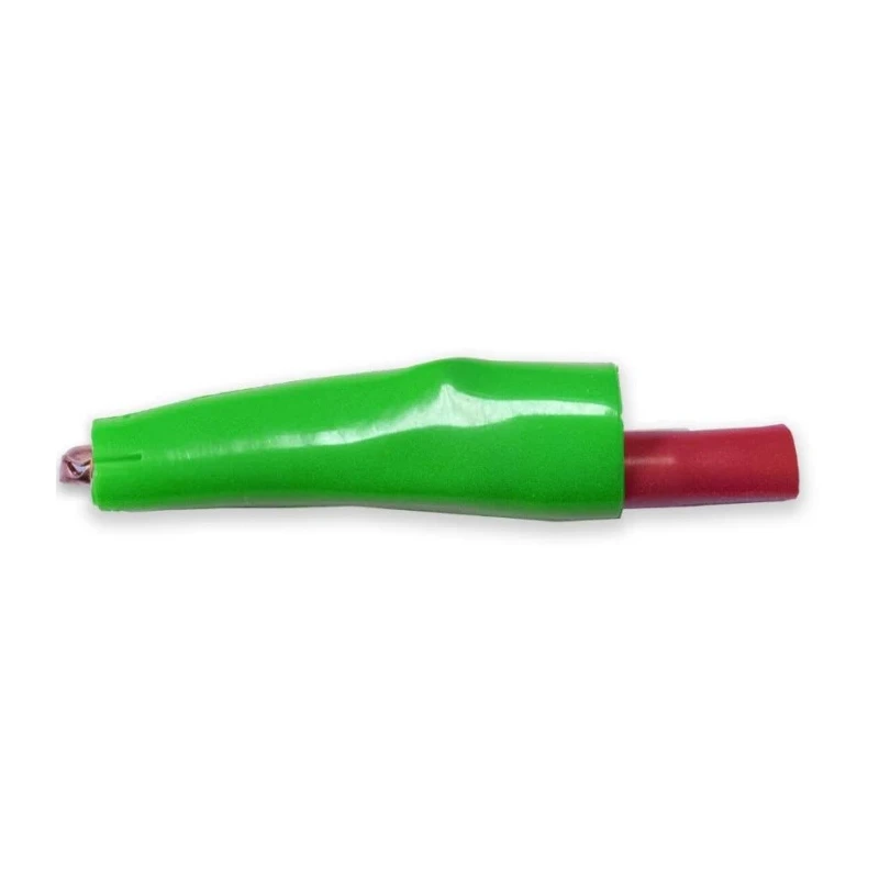 Mueller Electric Insulated Green Crocodile Clip Copper Contact 10A BU-63C-5
