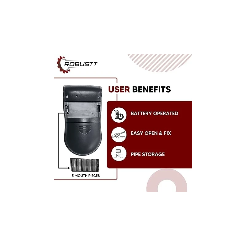  robustt-alcohol-tester-black-advance-digital-lcd-display-portable-breathalyzer-with-5-mouthpieces-model-1-pack-of-2-58264-2