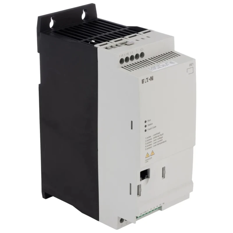 Eaton Variable Speed Starter PowerXL DE1 Series 3 kW 400V AC 3 Phase 6.6 A 174337 DE1-346D6FN-N20N