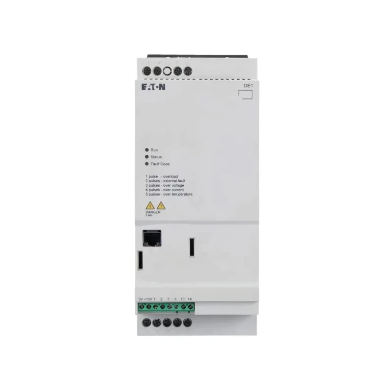 Eaton Variable Speed Starter PowerXL DE1 Series 3 kW 400V AC 3 Phase 6.6 A 174337 DE1-346D6FN-N20N