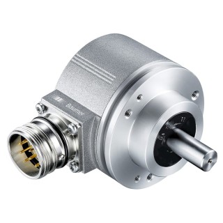 Baumer EIL580 Series Optical Incremental Encoder 30V dc 1000 ppr HTL Push Pull Signal Solid Shaft 10 mm Shaft EIL580