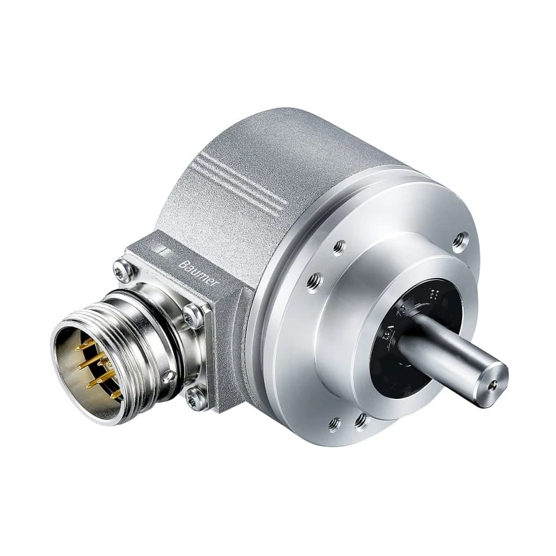 Baumer Optical Incremental Encoder EIL580-SC10.5FN.01024.A 30V 1024 ppr Push Pull HTL Signal Solid Shaft 10 mm
