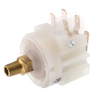 Herga Pressure Switch Adjustable CO Contact, 60 psi to 120 psi, 21A, 250V, BSPT Thread 6742-0052