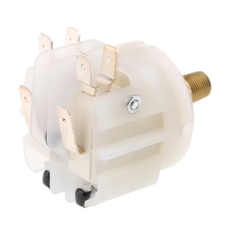 Herga Pressure Switch Adjustable CO Contact, 60 psi to 120 psi, 21A, 250V, BSPT Thread 6742-0052