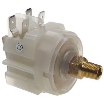 Herga Pressure Switch with DPDT Contact Configuration 25 psi to 55 psi, 21A, 250V 6742-0050