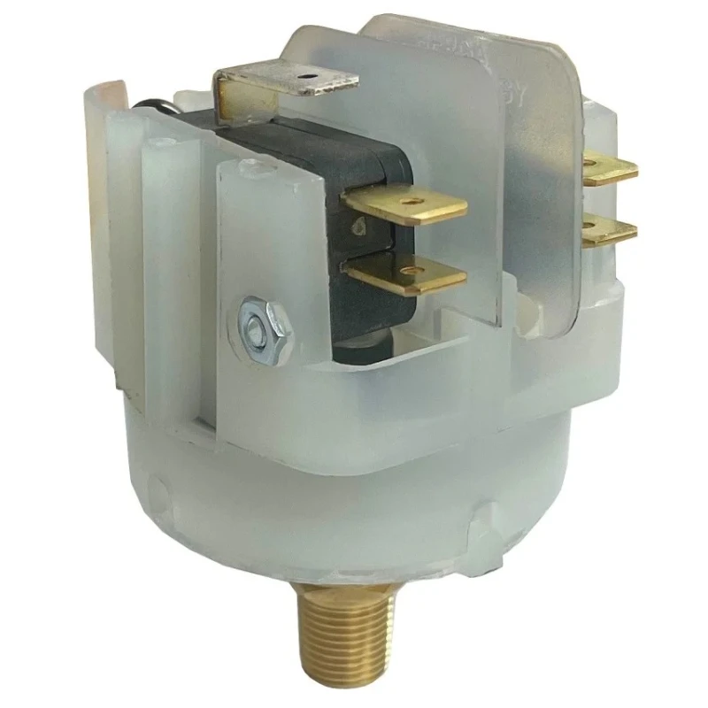 Herga Pressure Switch with DPDT Contact Configuration 25 psi to 55 psi, 21A, 250V 6742-0050