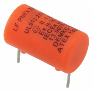 Littelfuse Non-Resettable Fuse 80mA, 277 V AC/DC Epoxy Coated Body 15.6mm Height 0305.080H
