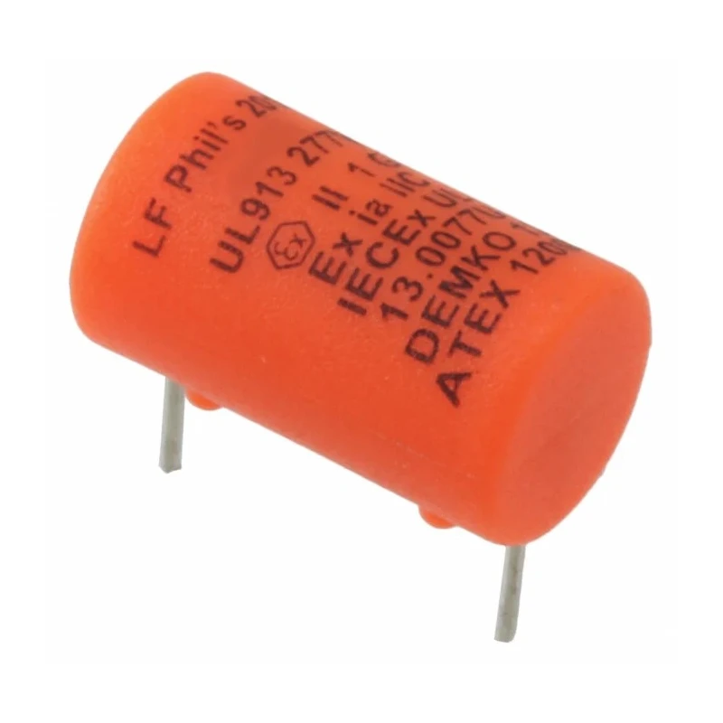 Littelfuse Non-Resettable Fuse 80mA, 277 V AC/DC Epoxy Coated Body 15.6mm Height 0305.080H