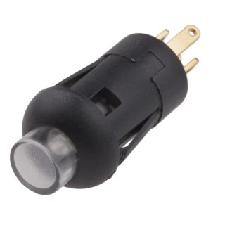 RS Pro Illuminated Miniature Push Button Switch Momentary PCB 8 mm Cutout SPST White LED 30V dc 820-7527