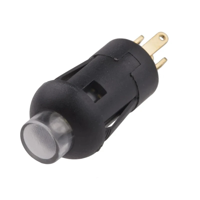 RS Pro Illuminated Miniature Push Button Switch Momentary PCB 8 mm Cutout SPST White LED 30V dc 820-7527