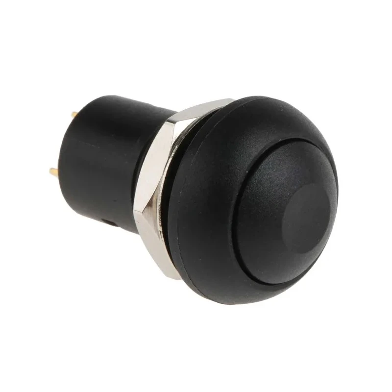 RS PRO Miniature Push Button Switch, Latching, PCB Mount, 13.6 mm Cutout, SPST, Black LED, IP67, 24 V dc, 30 V ac 8207549P