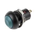 RS PRO Miniature Latching Push Button Switch, PCB Mount, 13.6 mm Cutout, SPST, Green LED, IP67 Rated, 24 V DC 30 V 8207552P