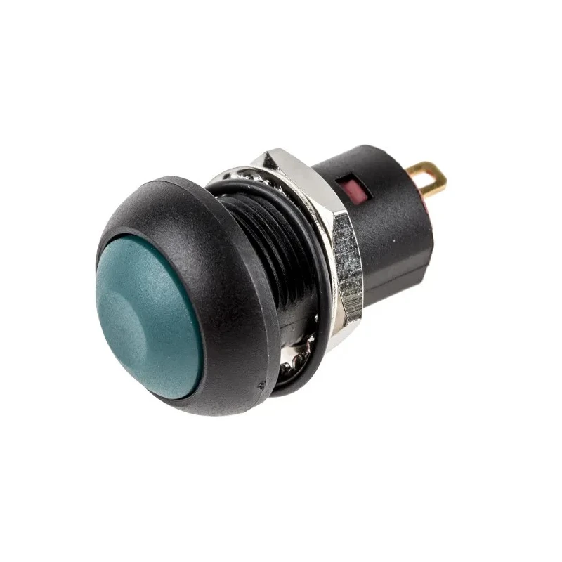 RS PRO Miniature Latching Push Button Switch, PCB Mount, 13.6 mm Cutout, SPST, Green LED, IP67 Rated, 24 V DC 30 V 8207552P
