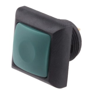 RS PRO Push Button Switch Momentary PCB Mount Green LED IP67 50V DC 125V AC 820-7571