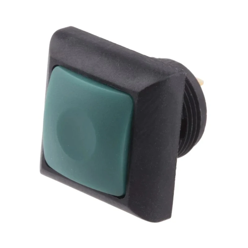 RS PRO Push Button Switch Momentary PCB Mount Green LED IP67 50V DC 125V AC 820-7571