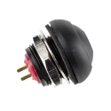 RS PRO Miniature Momentary Push Button Switch, PCB Mount, SPST, Black LED, IP67, 50V dc 32V ac, 13.6 mm Cutout 8207596P