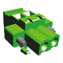 TE Connectivity Buchanan Series Pluggable Terminal Block, 2-Contact, 5.08 mm Pitch, 1 Row, 15A, 300V AC, Polyamide 796861-2