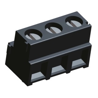 TE Connectivity Buchanan Series PCB Terminal Block 3-Contact 5.08 mm Pitch 1 Row 300V AC 10A 1776119-3