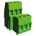 TE Connectivity Buchanan Series 3-Contact 2.5 mm Pitch 2 Row PCB Terminal Block 300V 17.5A 282888-3