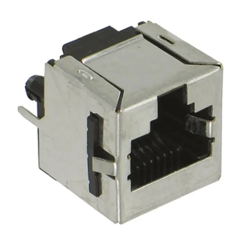 TE Connectivity CGS TE Series RJ45 Connector Female Through Hole Cat3 Shielded Straight 1 Port 8 Way RJ45