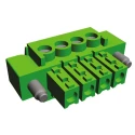 TE Connectivity Buchanan Series Pluggable Terminal Block 4-Contact 3.81 mm Pitch 1 Row 300V AC 11A 284511-4