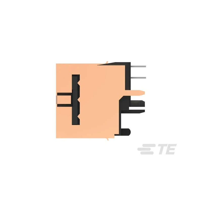 TE Connectivity CGS TE Series RJ45 Connector Female Through Hole Cat3 Shielded Straight 1 Port 8 Way RJ45