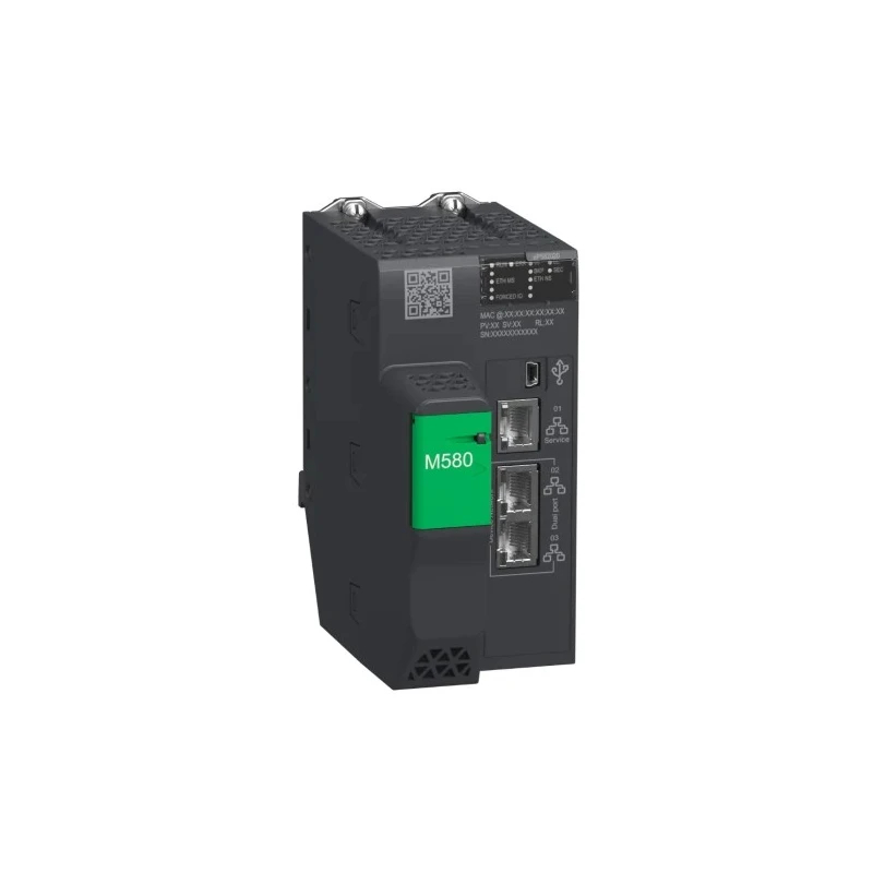 Schneider Electric Modicon M580 Series PLC CPU Analogue Input Rack Mount with 8MB Program Capacity BMEP582020