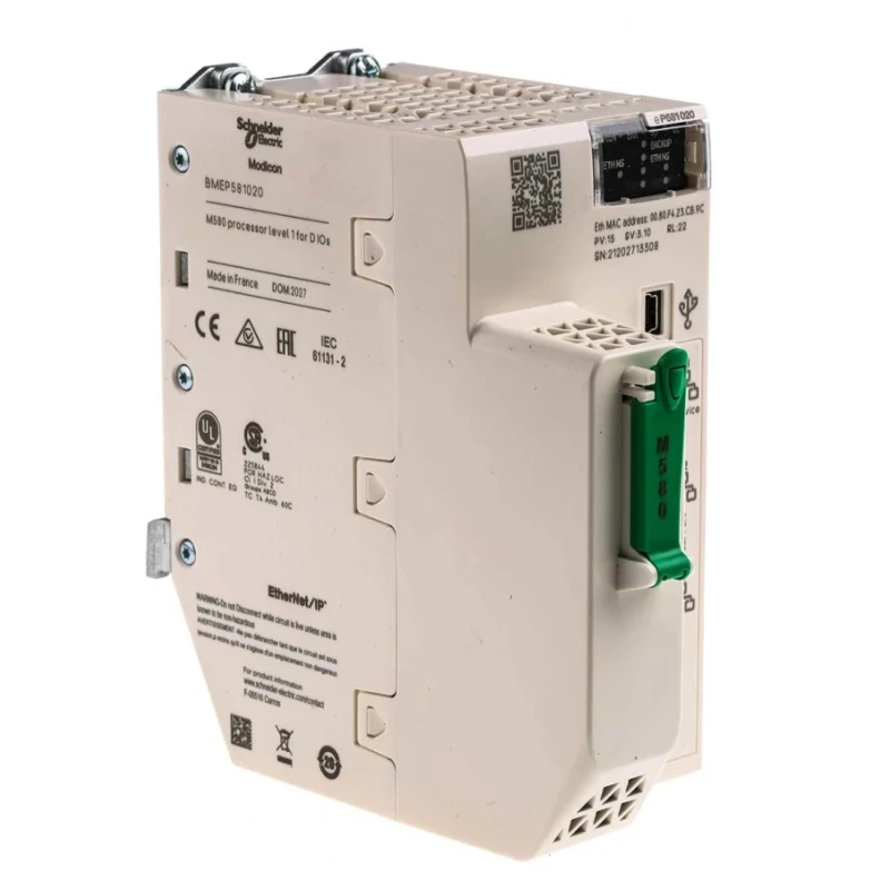 Schneider Electric Modicon M580 Series PLC CPU with Analogue Input BMEP581020