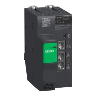 Schneider Electric Modicon M580 Series PLC CPU Analogue Input Rack Mount 24V DC 8MB Program Capacity BMEP582040