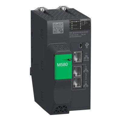 Schneider Electric Modicon M580 Series PLC CPU Analogue Input Rack Mount 24V DC 8MB Program Capacity BMEP582040