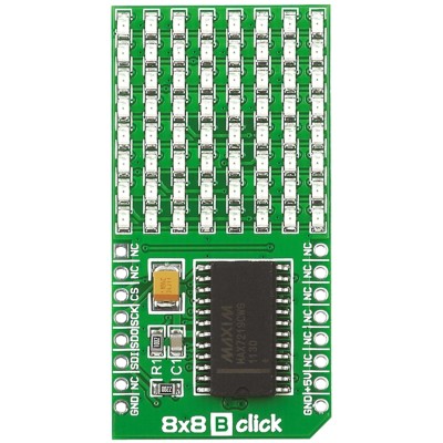 MikroElektronika Grove-Blue LED LED Matrix Click LED Driver Evaluation Kit MIKROE-1307