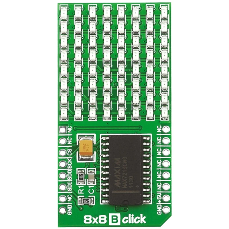 MikroElektronika Grove-Blue LED LED Matrix Click LED Driver Evaluation Kit MIKROE-1307