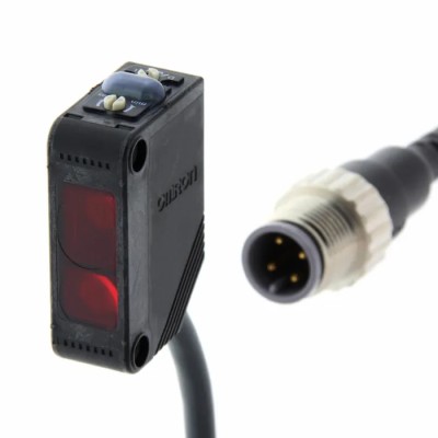 Omron Background Suppression Distance Sensor Block Sensor 200 mm PNP Output IP67 E3Z-LS81-M1J 0.3M