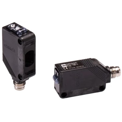 Omron Through Beam Photoelectric Sensor, Square, 15 m Detection Range, NPN Output, IP67 Rating E3Z-T66