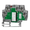 WAGO 859 Series Electromechanical Interface Relay, DIN Rail Mount, 24V DC Coil, SPDT Contact, 12mA Coil Current 859-390