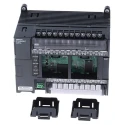 Omron CP1L-EM Series PLC CPU 18-Input DC Input 12 Relay Outputs RS232 Communication DIN Rail Mount 