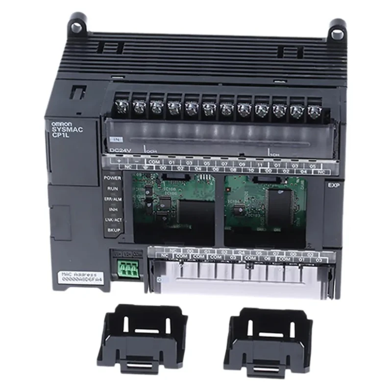 Omron CP1L-EM Series PLC CPU 18-Input DC Input 12 Relay Outputs RS232 Communication DIN Rail Mount 