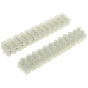 HellermannTyton Polypropylene Terminal Strip 60-Way 25mm² Wire Capacity 101A Screw Termination CS60NTPE