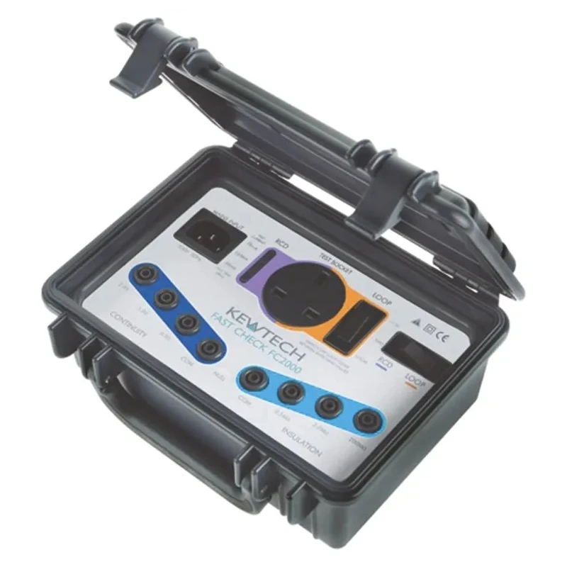Kewtech Corporation Loop Impendence & RCD Combined Tester 2 Wire 1kV AC Type 163mA FC2000