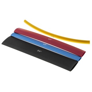 Alpha Wire Heat Shrink Tubing Kit Black Polyolefin 152mm Length 2:1 Shrink Ratio FIT Shrink Tubing Series F221MS/2 BK032