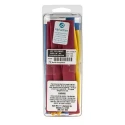 Alpha Wire Heat Shrink Tubing Kit Black Polyolefin 152mm Length 2:1 Shrink Ratio FIT Shrink Tubing Series F221MS/2 BK032